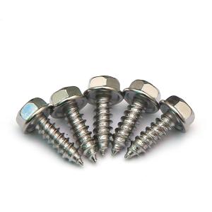 DIN7504-K Hex Washer Head Self Tapping Screw Stainless Steel 410 SS ISO 7053 AB