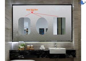 Cheap Shower Doors Transparent Single Sided Anti Fog Mirror Film for sale