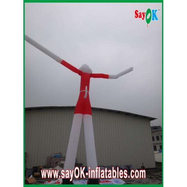 Blow Up Air Dancers Wind Resistant Inflatable Funny Cat Air Painting Dancer 6M Tall With CE Blower