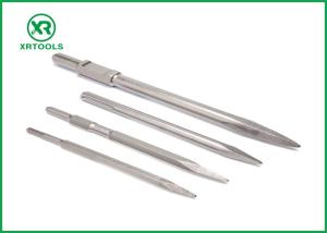 Cheap 30MM Round Shank Electric Masonry Chisel , Sand Blaster Cold Steel Chisel For Stone for sale