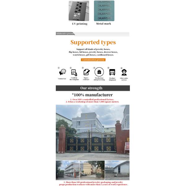 Custom Size Rose Immortal Drawer Flower Jewellery Box For Stud Earrings Pendant