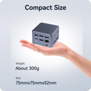 Portable Intel Celeron N5105 2.5 GbE Mini PC With 4K Dual HD Display