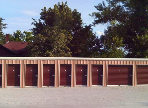 Prefabricated Self Storage Units Mini Shed Building With Light Steel Structure Frame And Aluminum Alloy Window