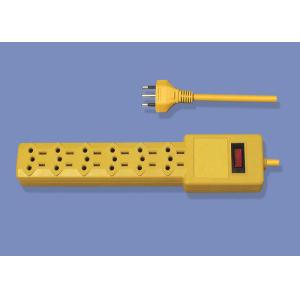 Cheap 2500W Single Switch Fuse Electrical Extension Cord , Power Extension Socket for sale