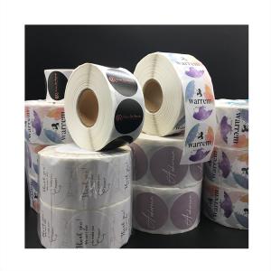 Waterproof Cardboard Box Sticker Custom Mailing Labels Brown Kraft