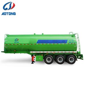 China 42000 Liters Water Transporting Fuel Tanker Semi-Trailer Used Crude Oil Tan Trailer on sale