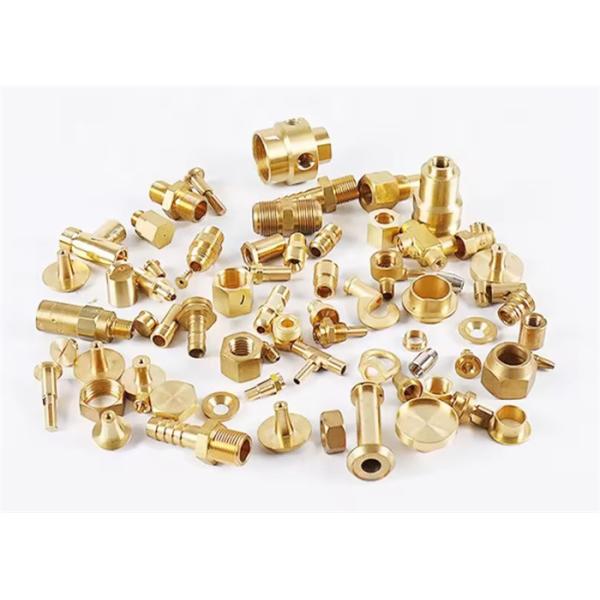Quality Gold Brass Turning Component Automotive high precision turned parts wholesale