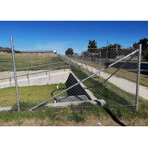 PVC Coated Chain Link Fencing Mesh Size 60*60mm And 48*2mm Post