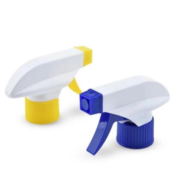 Quality 28/410 Foaming Plastic Trigger Sprayer Head Yellow Blue White wholesale