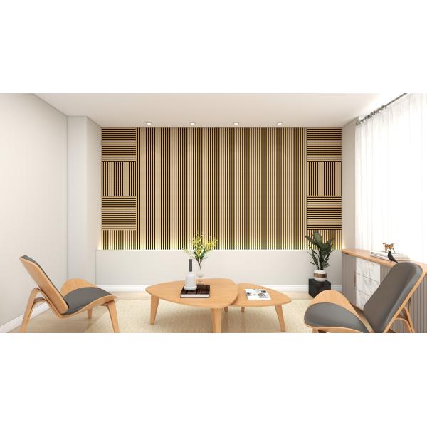 Grooved Acoustic Panel Wood Felt Strip for Wall Ceiling Sound Absorption