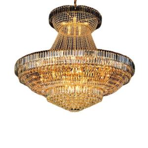 China Decorative Artistic Modern E14 Crystal Pendant Light 110V Size Customize on sale