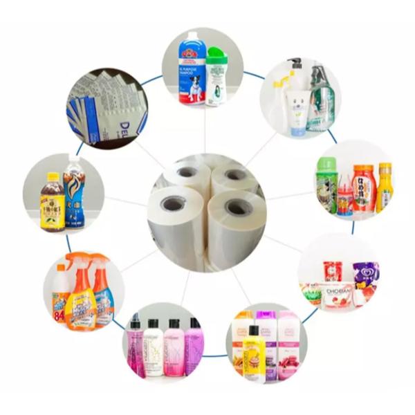 High Shrinkage 45 MICRON Transparency PVC Shrink Film For Label Printing