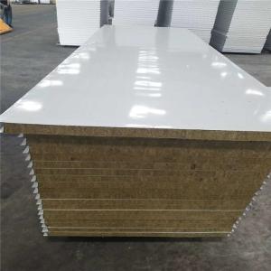 50mm grey white z-lock rock wool sandwich panel with 0.426mm for construction