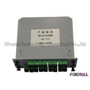 BPON Fiber Optic Splitter Box , Fiber PLC Splitter Module With SC APC 0.9mm