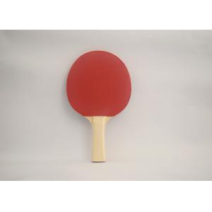Cheap 1.5MM Sponge Ping Pong Racquet With Ergonomic Plain Handle for sale