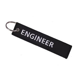Custom Embroidered Key Tags Durable With A Key Ring