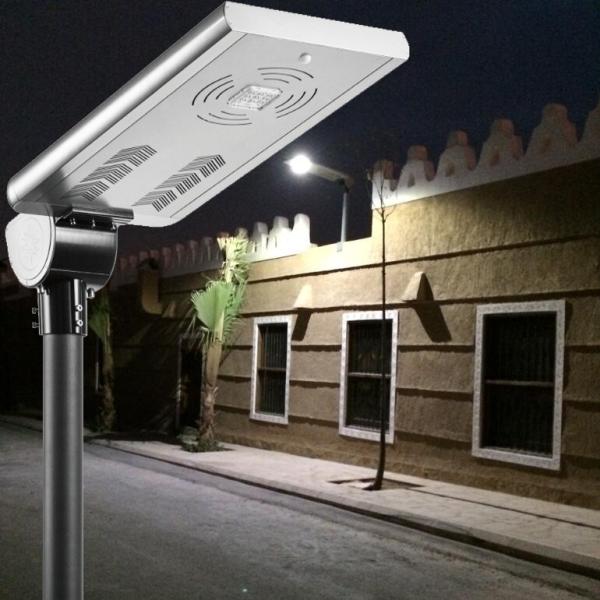 motion sensor all in one solar street light, material AL, all in one intergated