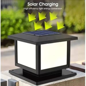 China Light-Sensing ,IP65 Waterproof Solar Pillar Light Outdoor Garden Lighting on sale