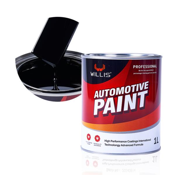 High Gloss 2K Extra Black Automotive Coating Car Painting Refinish Basecoat Top