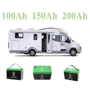 LiFePO4 12V 100Ah Portable Lithium Battery Pack For RV Caravan Boat Homes