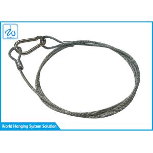 Flemish Eye Wire Rope Sling Safety Cables Led Stage Lighting For Churches