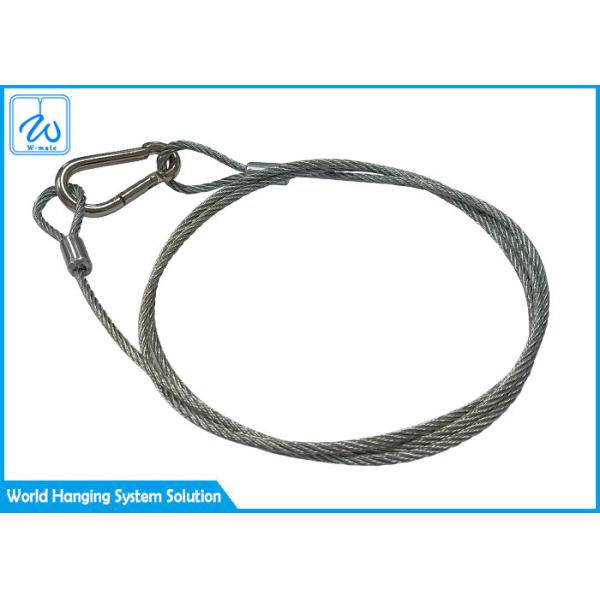 Quality Flemish Eye Wire Rope Sling Safety Cables Led Stage Lighting For Churches wholesale