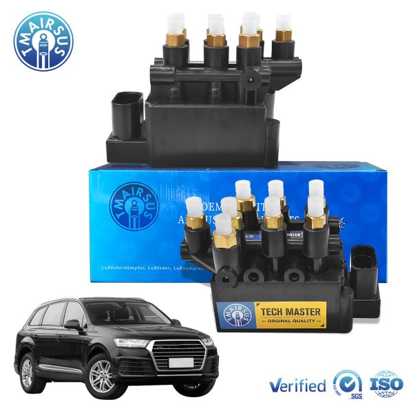 4M0616013A 4M0816702 4M0816101F Air Suspension Compressor Valve Block For Audi