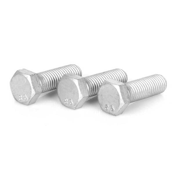 High Strength HDG Hot Dip Galvanized DIN933 DIN931 Hexagon Hex Head Bolts for Steel