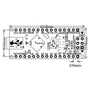 Nano ATMEGA328P-AU Controller board with USB cable for Ardu