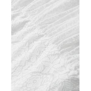 Ruffle Hem Asymmetric Lace Skirt For Women