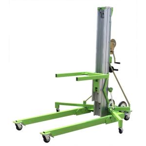 Portable Manual Material Lift with Manual One Speed Winch