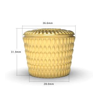 Pineapple Grain Shape Zinc Alloy FEA 15 Perfume Bottle Caps