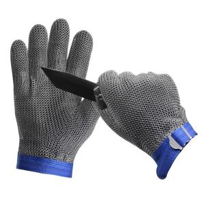 Meat Processing Slaughtering Anti Cut Metal Mesh Gloves 304 SS