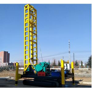 Turnplate Rotary Safety Water Drilling Rig With 30KN Lifting Capacity Blue