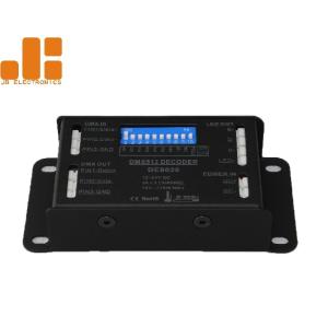 DMX512 Decoder LED Dimmer Controller With Mini Size Aluminium Shell Max 3A*3CH