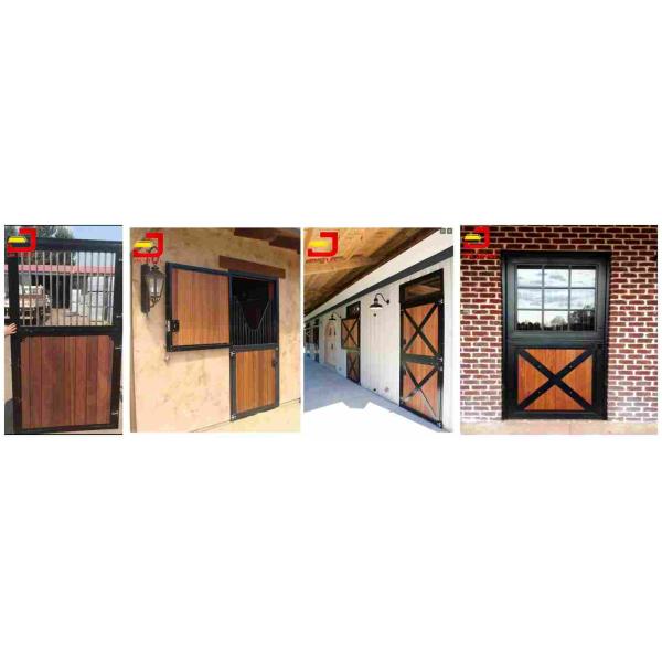 Durable 10 Foot Horse Stall Fronts Interlocking Double Dutch Door Barn Door