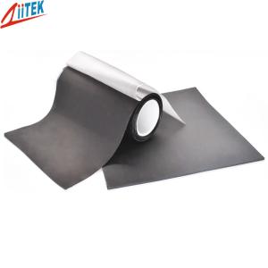 TIS300 conductive silicone material 65±5 Shore 00 Hardness Nickel / Graphite for Industrial