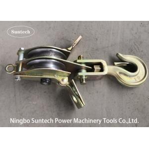 Open QHS Double Sheave Pulley Block 10T Conductor Stringing Tools
