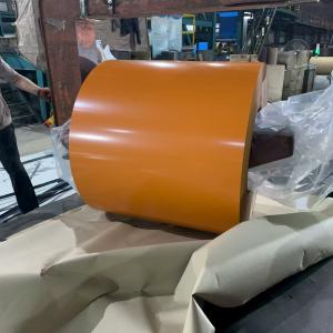 China RAL Color Coated Coils With Flexible Processing Cutting / Bending / Roll Forming Thickness 0.14-3.0mm on sale