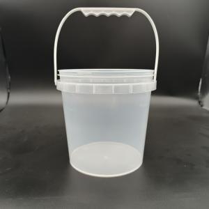Compression Resistance Transparent Plastic Bucket Clear Plastic Beach Bucket