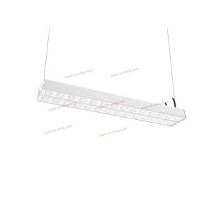 6500K Suspended 20w X 2 LED Linear Lighting 6000lm ROHS