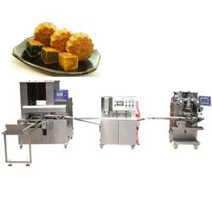 Stuffed Food Cake Auto Arranging Machine Encrusting