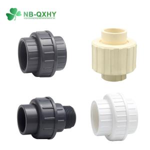 Complete Size Customized Request UPVC CPVC Socket Thread Union Coupling for