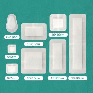 10*15CM Sterile Adhesive Non Woven Surgical Wound Dressing with CE ISO