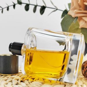 Capacity 30ml Transparent Square Perfume Glass Bottles with Acceptable Customer