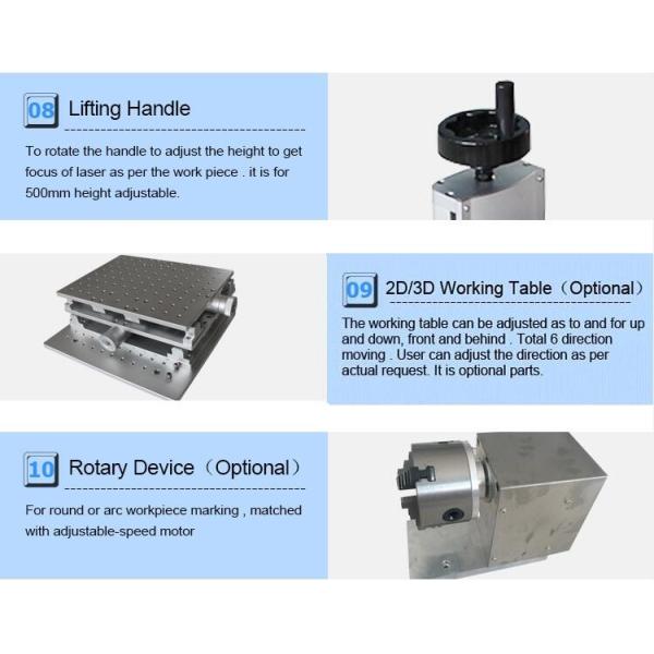 1064nm Fiber Laser Marking Machine 50 Watt Fiber Laser Engraver