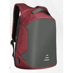 Cheap Burgundy Business Laptop Backpack BSCI Water Proof Backpacks With USB for sale