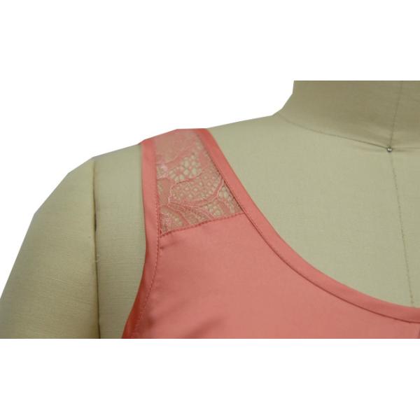 U Neck Satin Tank Top Plus Size , Strappy Camisole Tops Back Collar With Triangle Lace