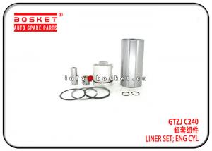 Cheap C240 GTZJ C240 Engine Cylinder Liner Set / Isuzu Diesel Engine Parts for sale