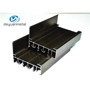 China Customized Electrophoresis Aluminium Sliding Profile T5 Temper on sale